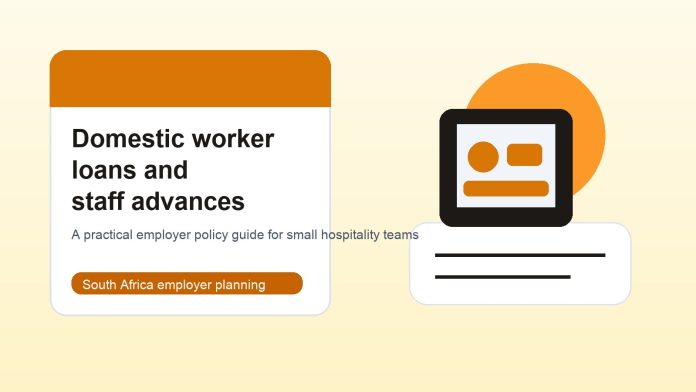 Editorial illustration for Domestic worker loans and staff advances